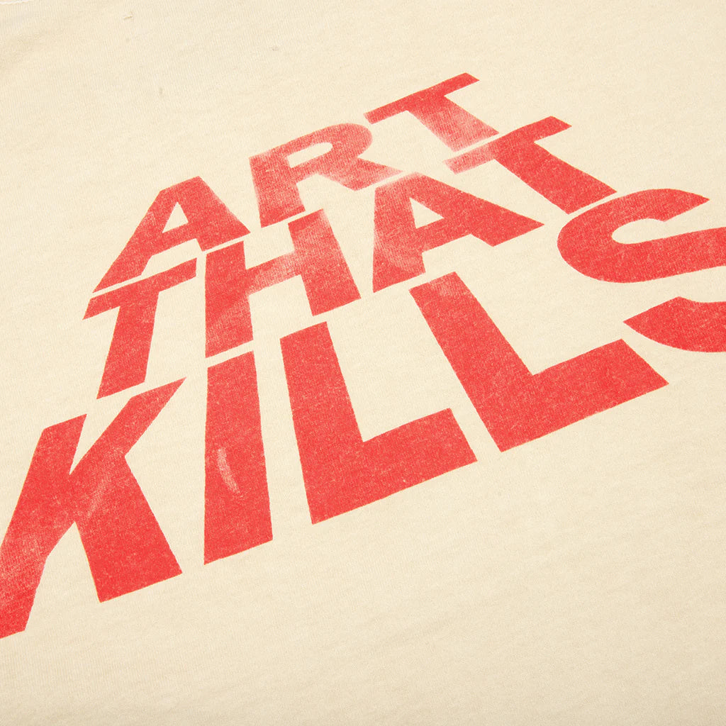 See Thru People Tee Antique White