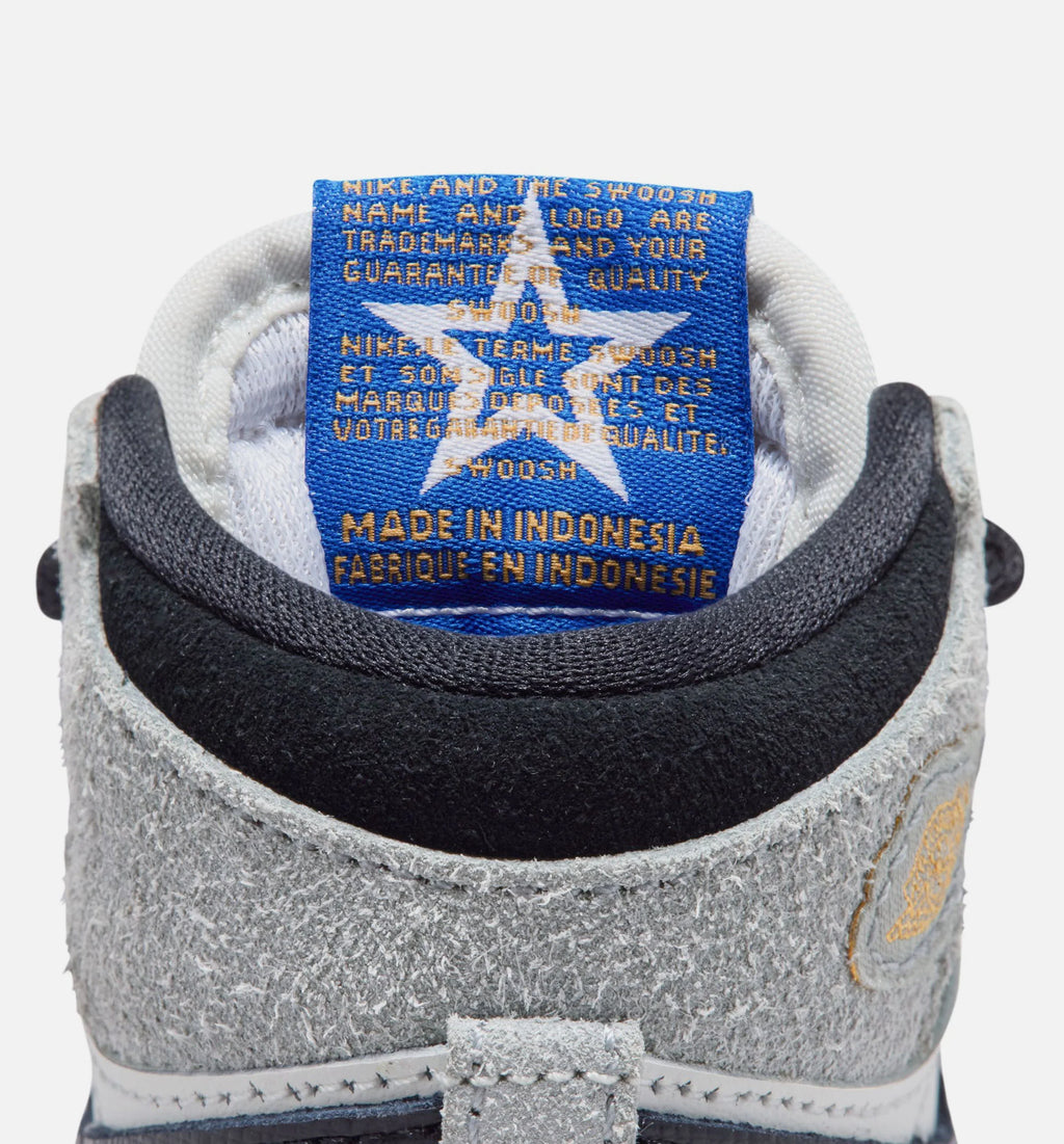 Air Jordan 1 Retro High OG Cool Grey Infant Toddler Lifestyle Shoe Cool Grey Black Sail Game Royal