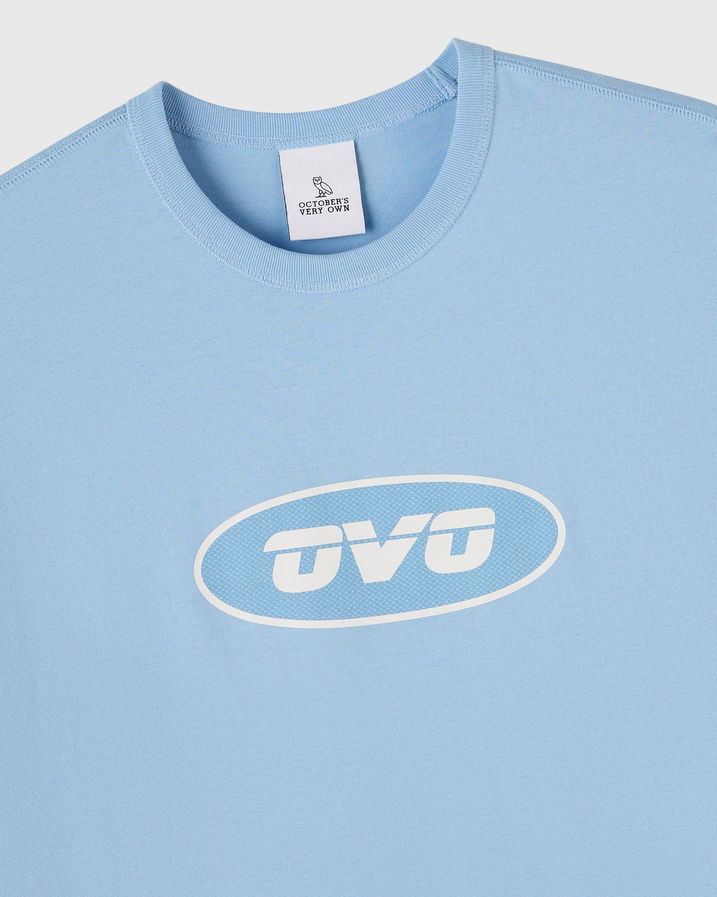 Runner Mesh Print Muscle Tee Light Blue