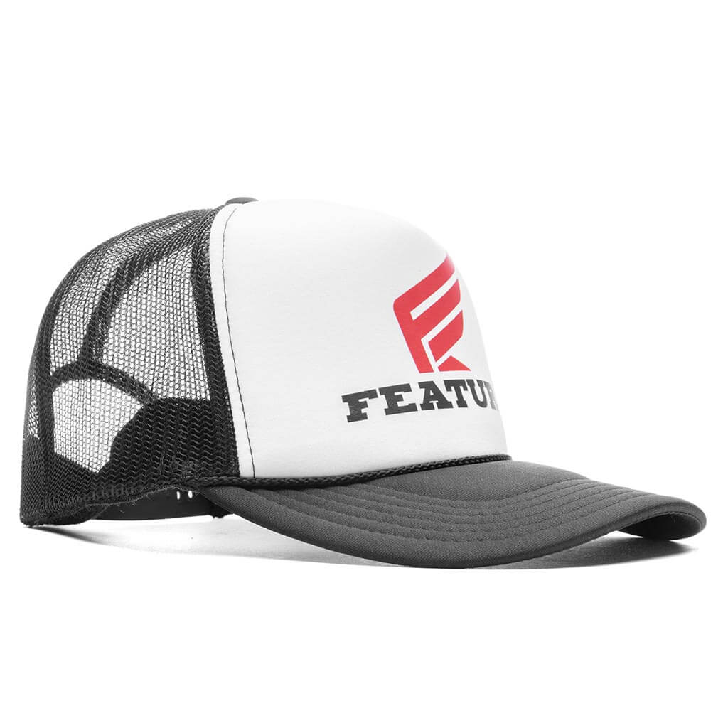 Wing Trucker Black White