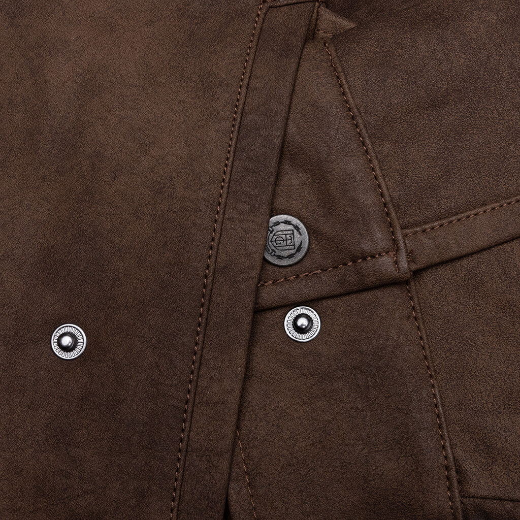 Aged Jacket Brown