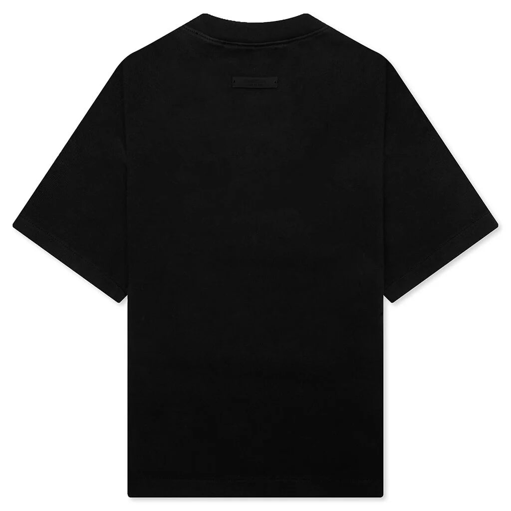 Kids Heavy Crewneck Tee Black