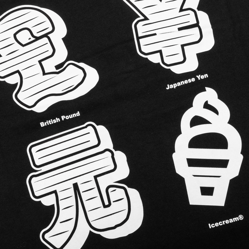 Currency S S Tee Black