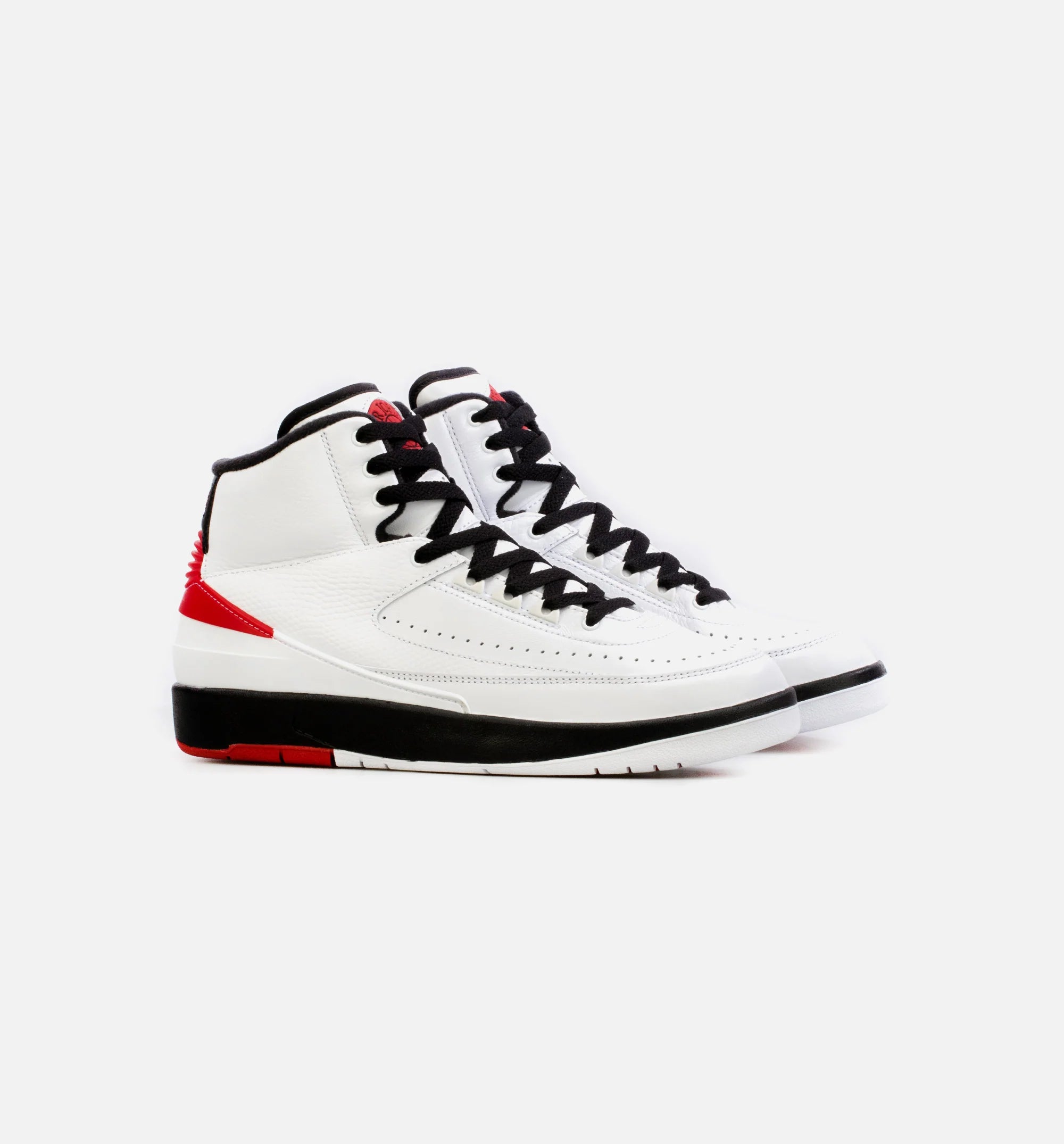 Air Jordan 2 Retro Chicago Mens Lifestyle Shoe White Red Free Shipping