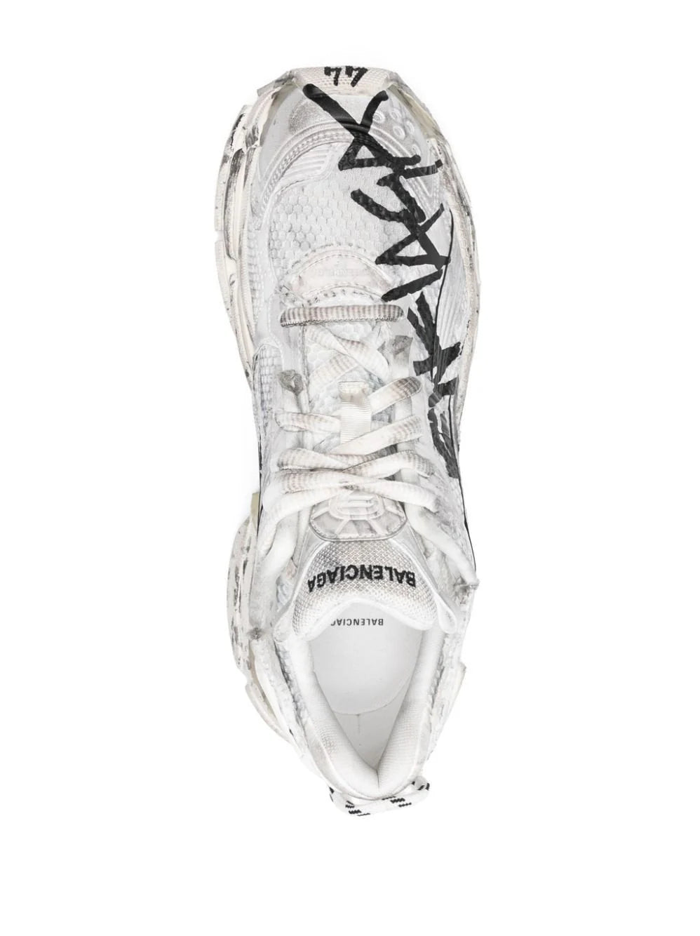 Balenciaga Runner Graffiti Print Sneakers