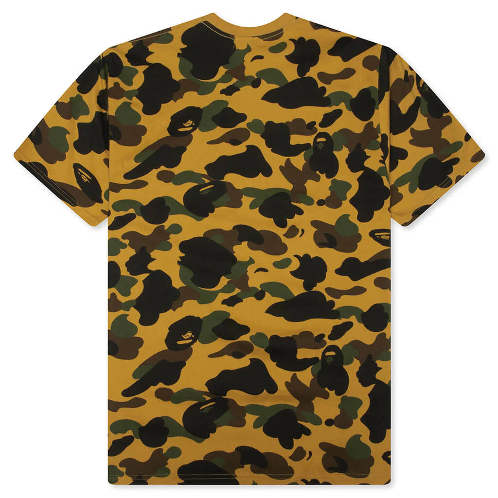 1st Camo BAPE Rhinestone Tee Yellow