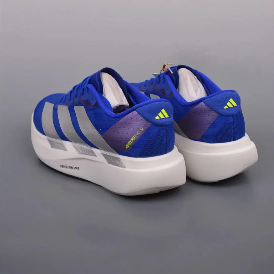 Tênis Adidas Adizero Evo SL Branco Azul Prata