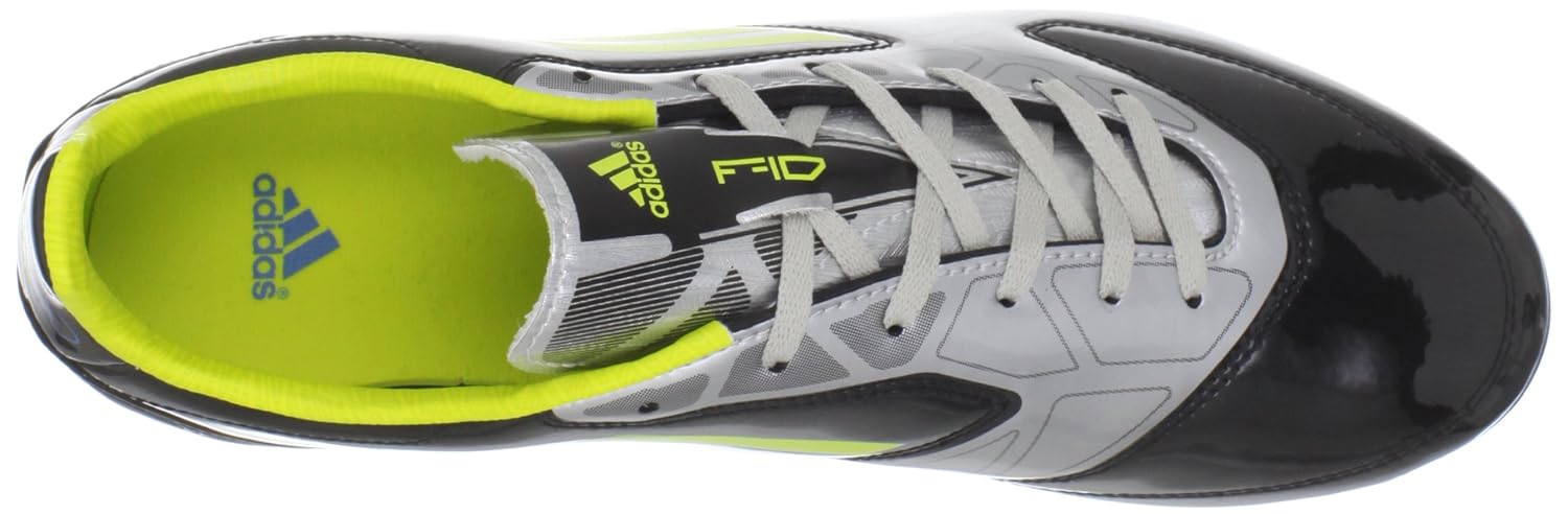 adidas Kids F10 Trx FG J Firm Ground Soccer Cleats Silver Black