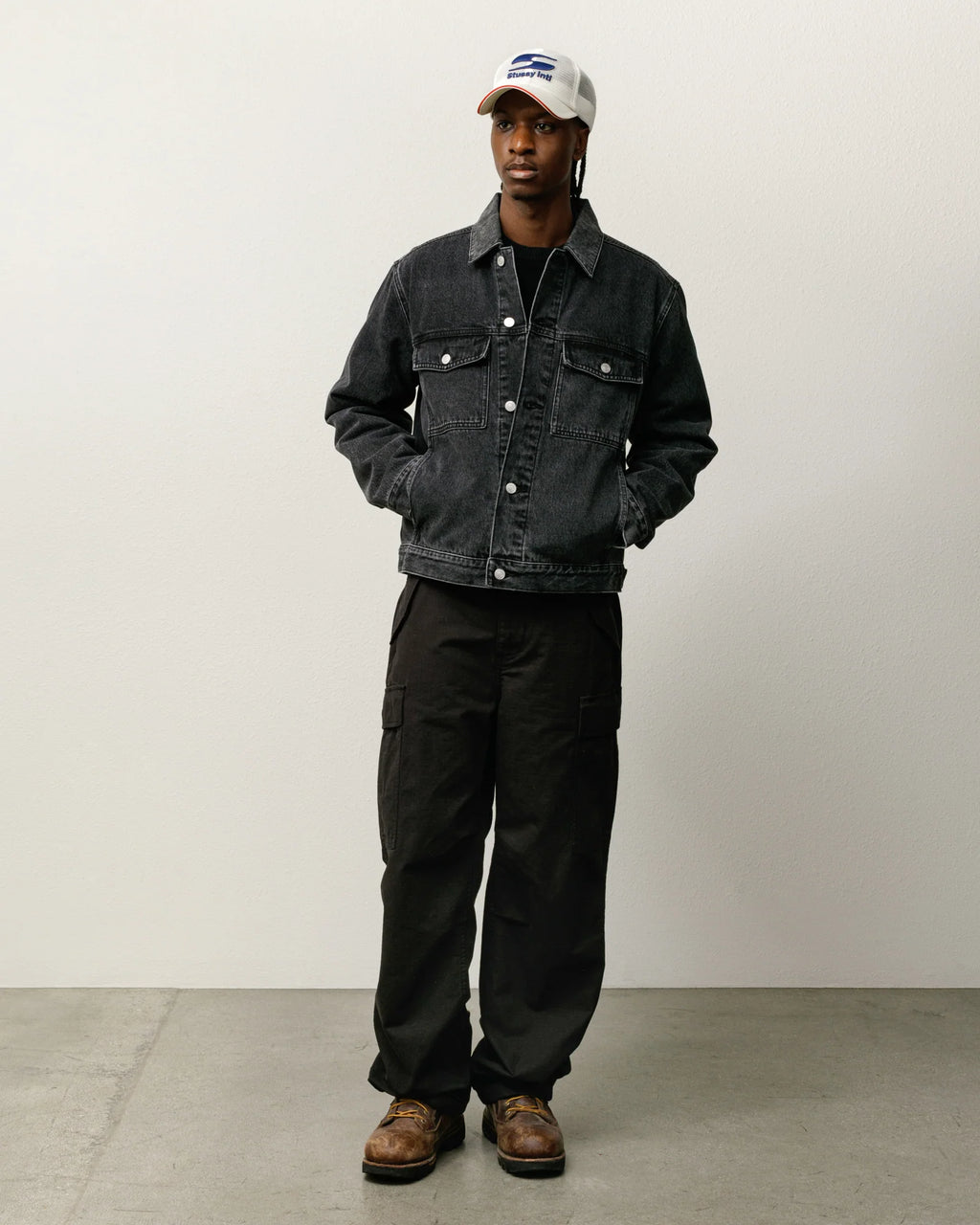 LINED DENIM TRUCKER JACKET