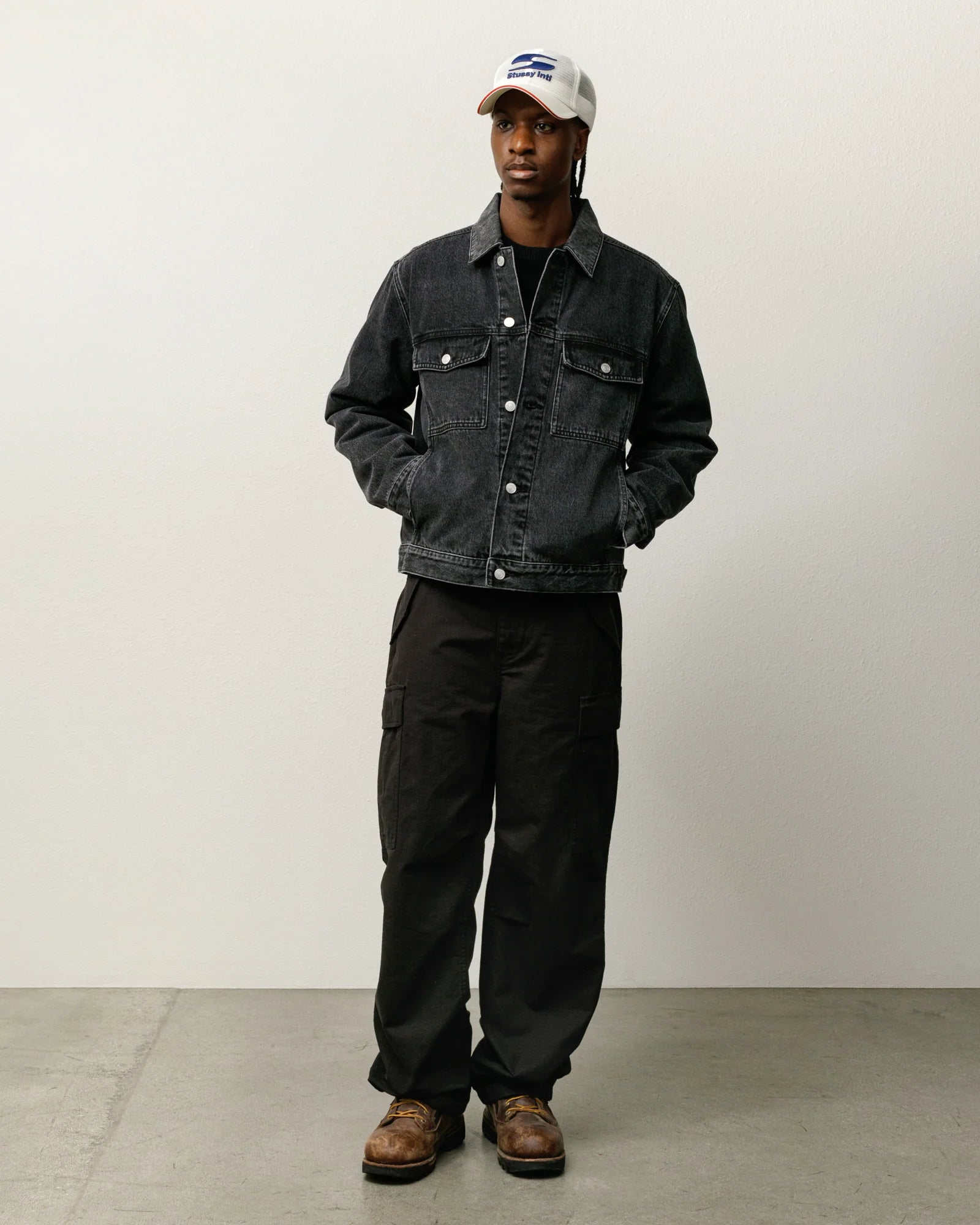 LINED DENIM TRUCKER JACKET