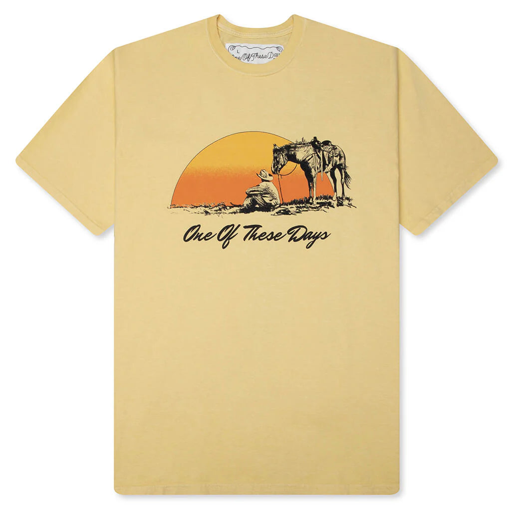 Could Only Remember T Shirt Hard Washed Yellow