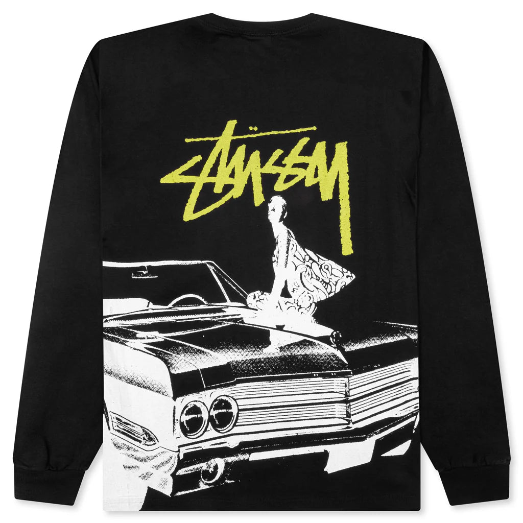 Beat Crazy L S Tee Black