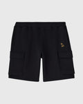 French Terry Cargo Short Black