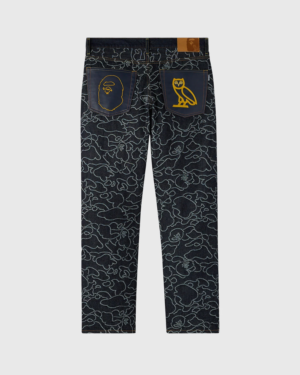 BAPE 1st Camo Jacquard Denim Pant Indigo