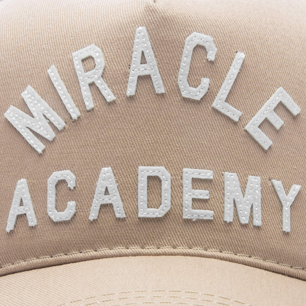 Miracle Academy Trucker Hat Sand