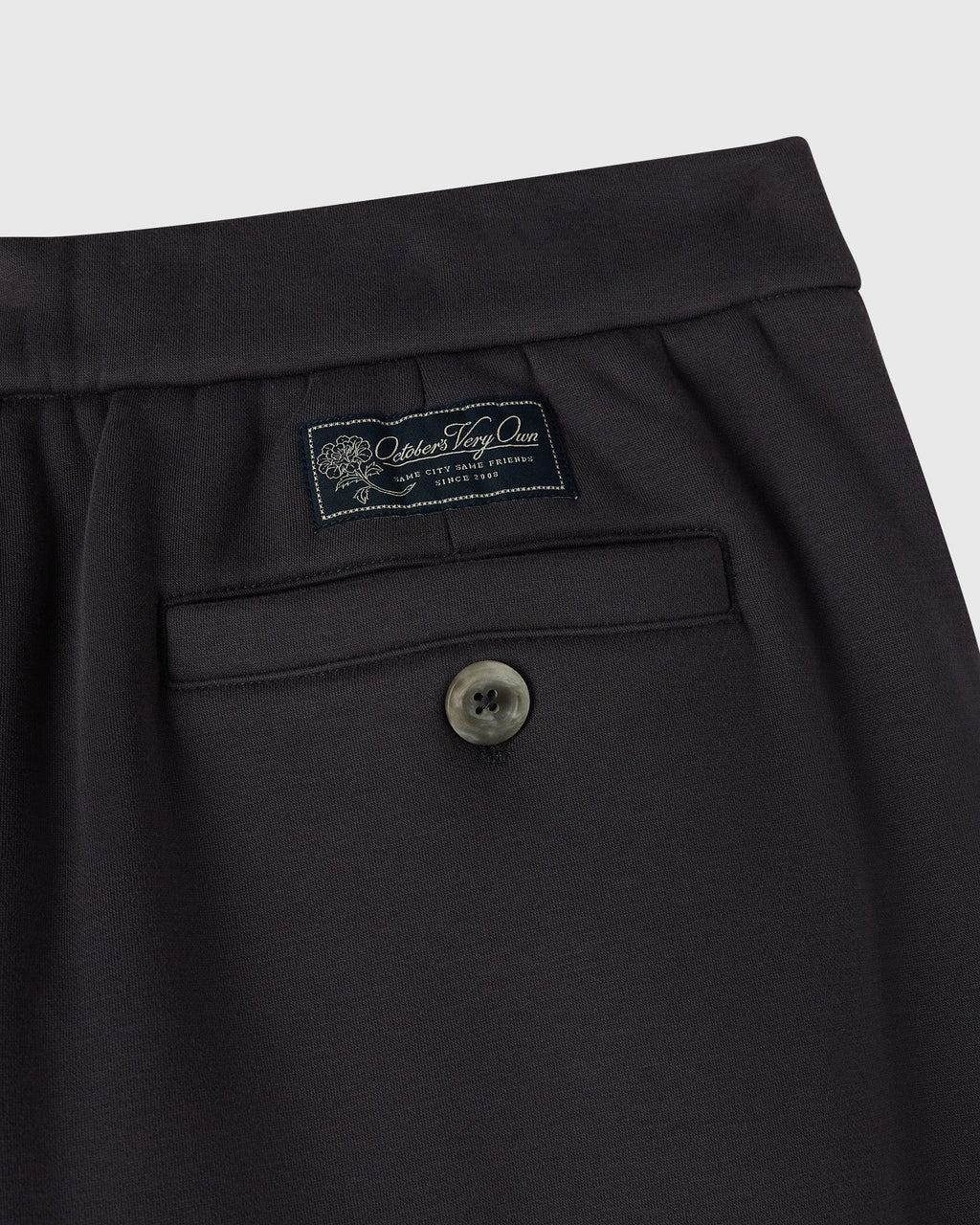 Luxe Fleece Pull On Trouser Pinstripe