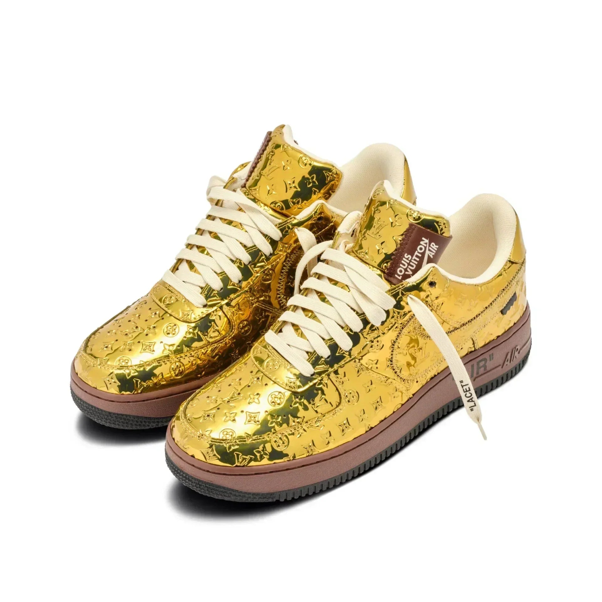 Louis Vuitton x Nike Air Force 1 Low Gold