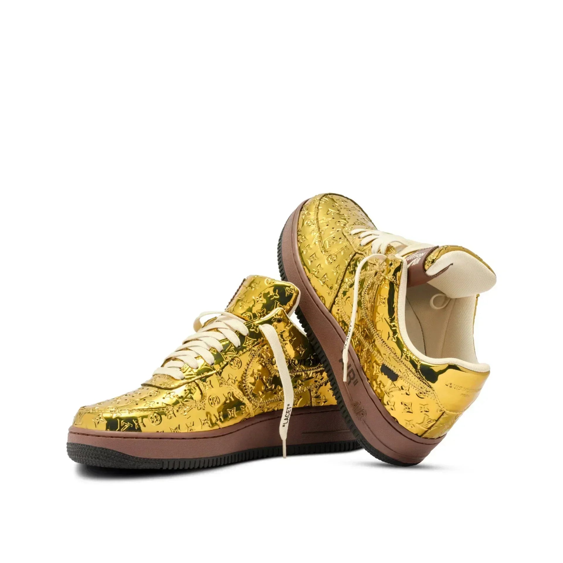 Louis Vuitton x Nike Air Force 1 Low Gold