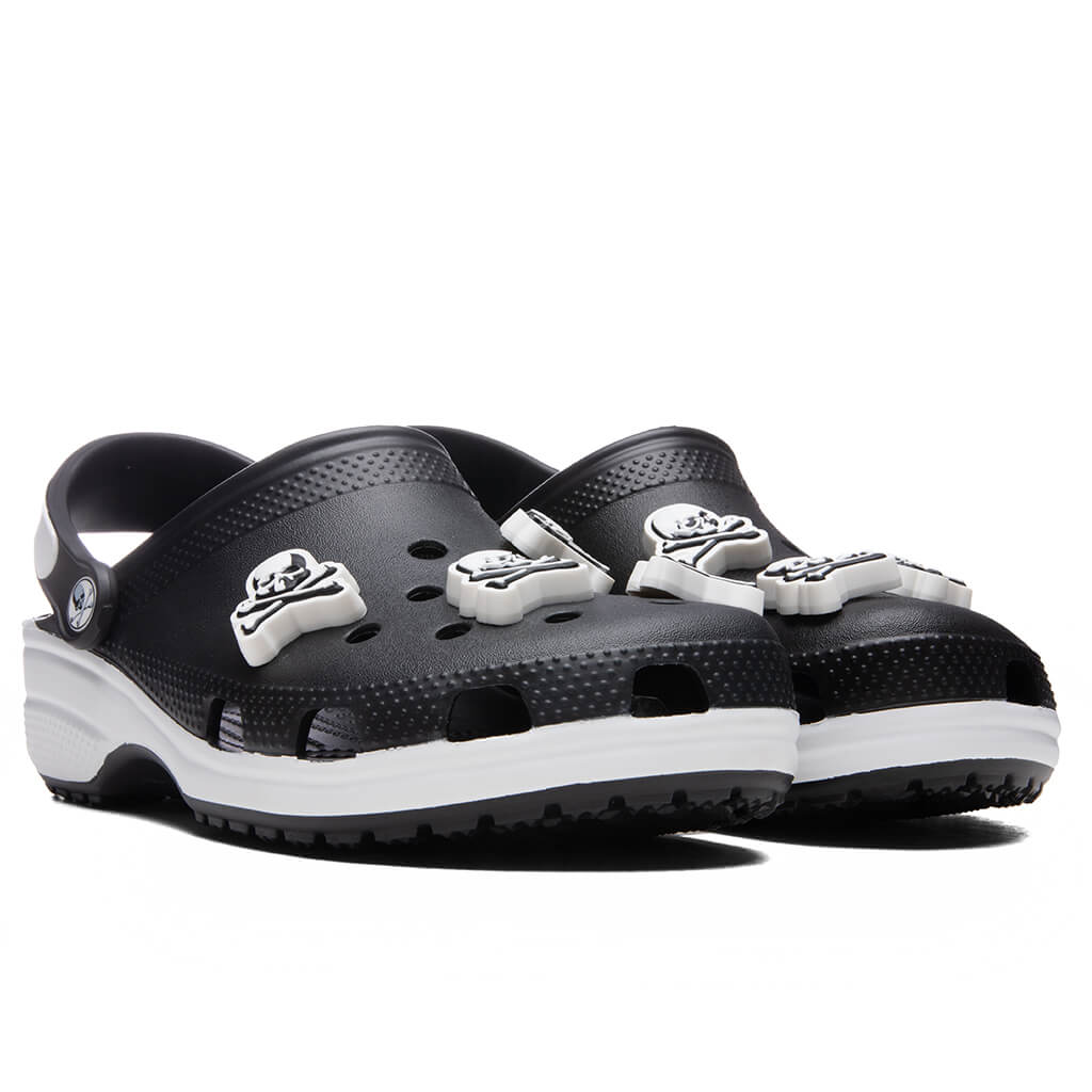 Mastermind Japan x Crocs Classic Clog Black White