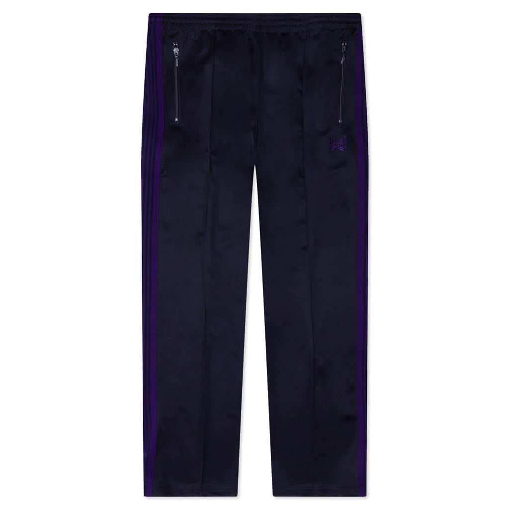 Narrow Track Pant Poly Smooth Navy
