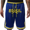 Jordan Mens Brasil Mesh Diamond Shorts Royal Blue