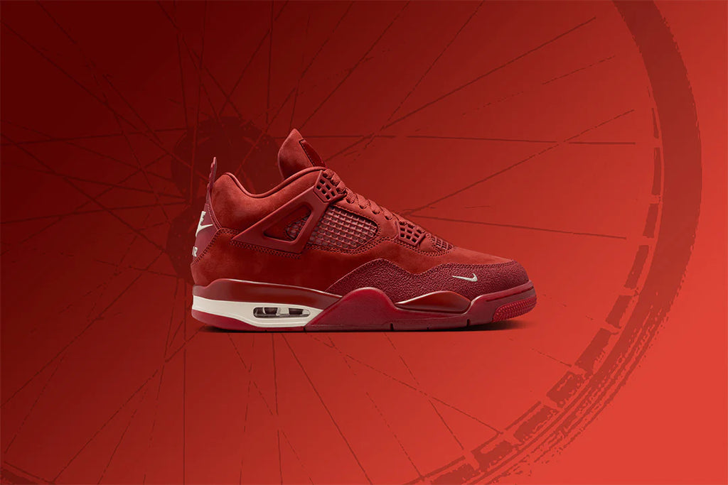 Air Jordan 4 Retro x Nigel Sylvester Brick by Brick Firewood Orange Sail Cinnabar
