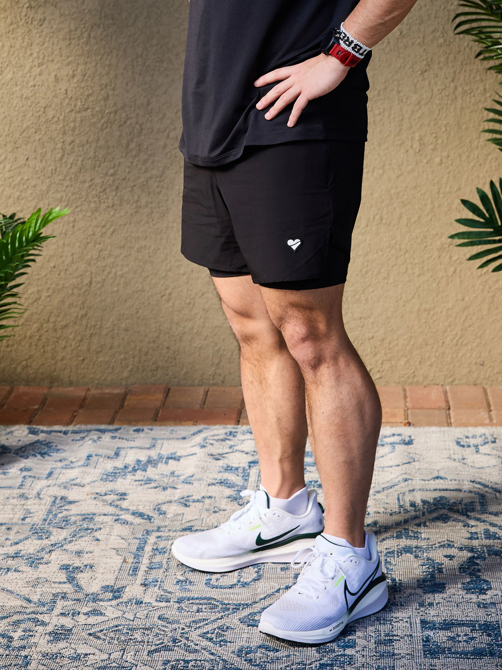 Heartbreak Mens Deerfoot 2 in 1 5 Shorts