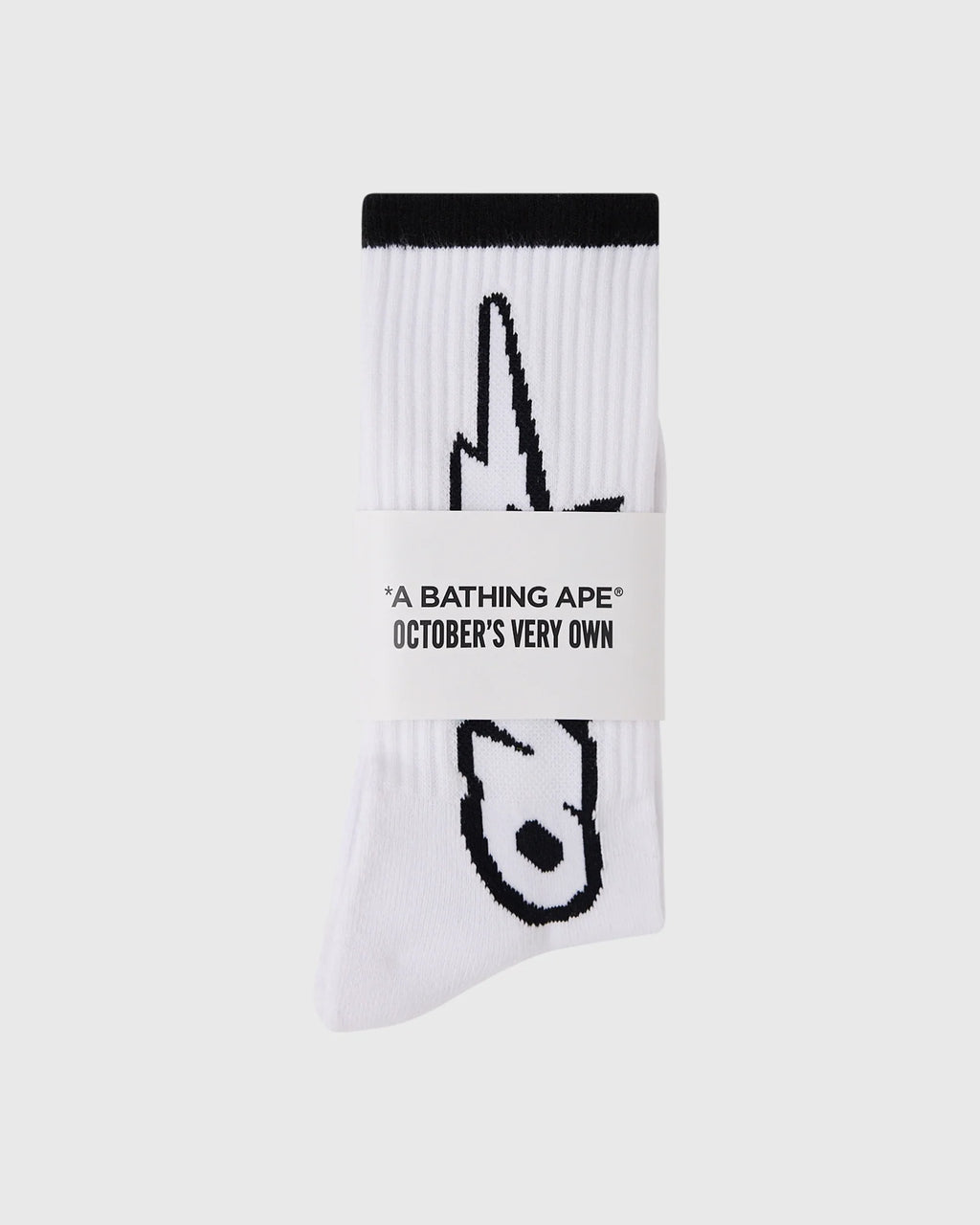 BAPE OVO Sta Athletic Sock White