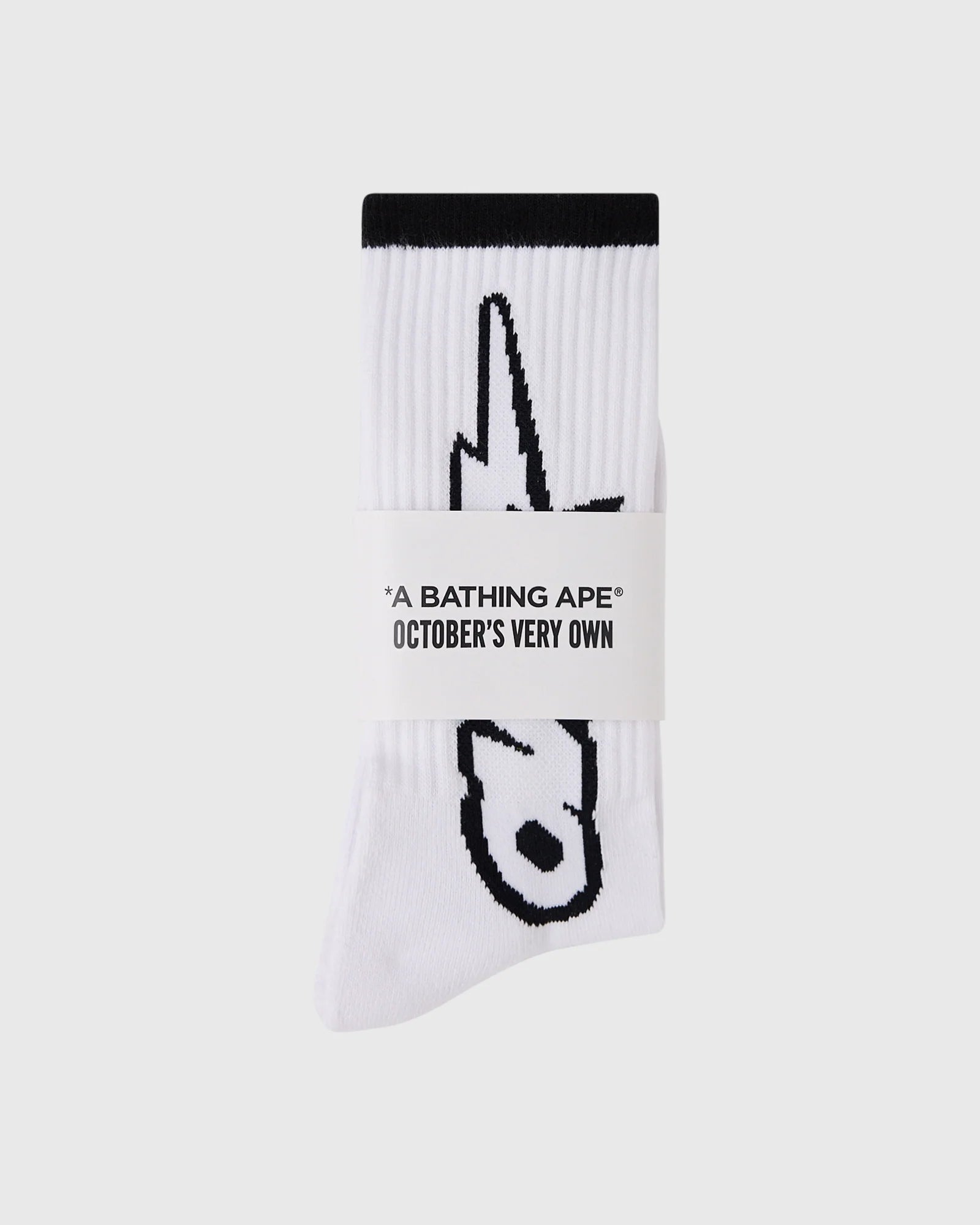 BAPE OVO Sta Athletic Sock White
