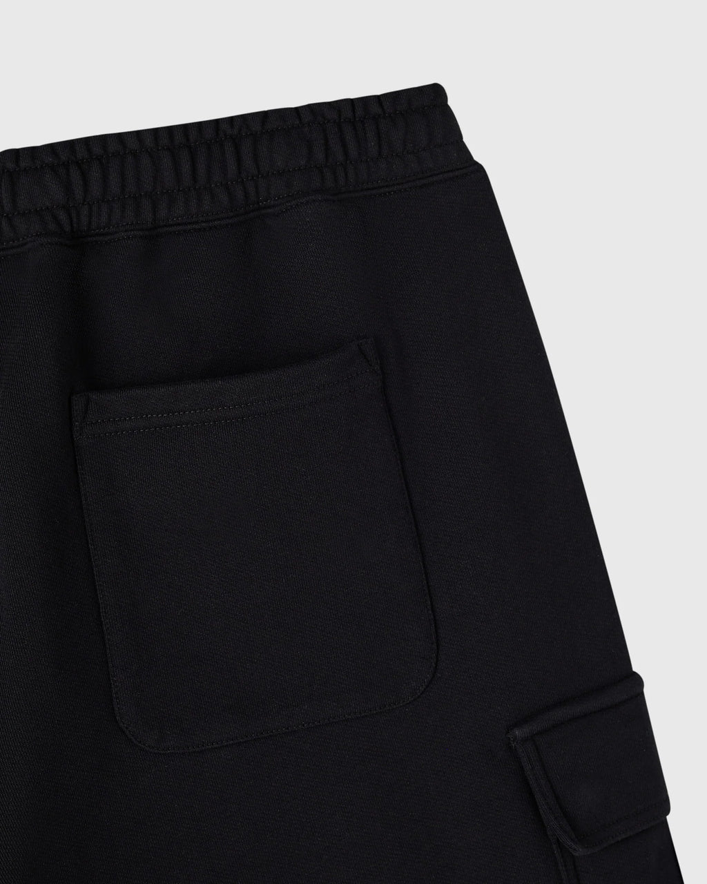 French Terry Cargo Short Black