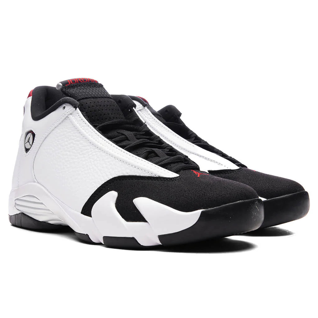 Air Jordan 14 Retro White Varsity Red Black Metallic Silver