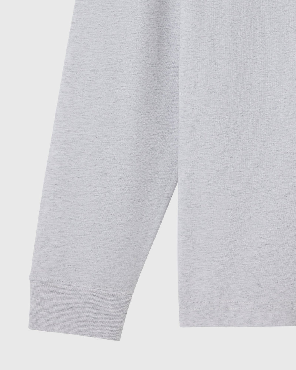 Collegiate Long Sleeve Tee Ash Heather Grey