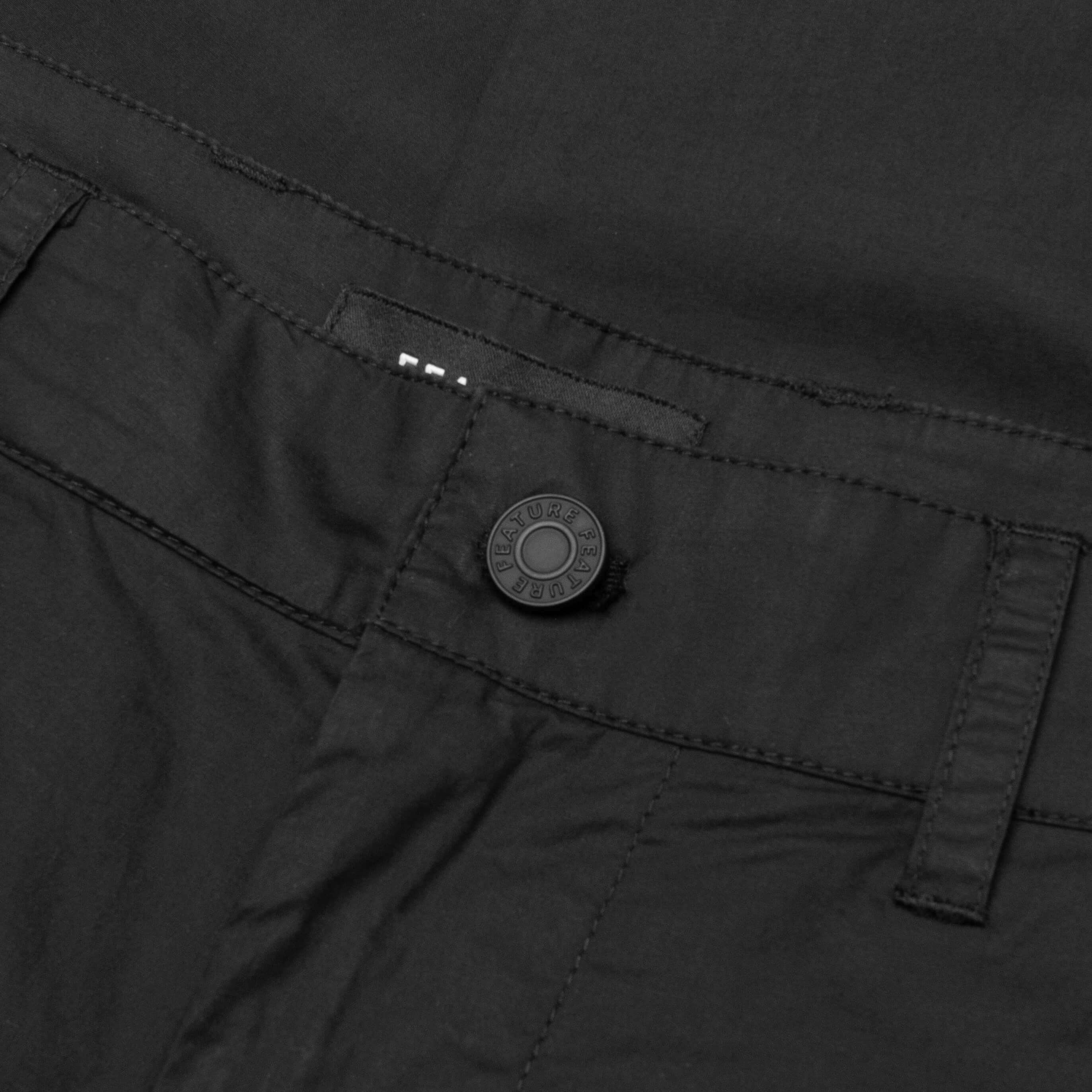 Pablo Utility Cargo Pants Jet Black