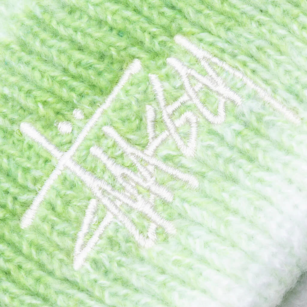 Cuff Basic Striped Beanie Lime