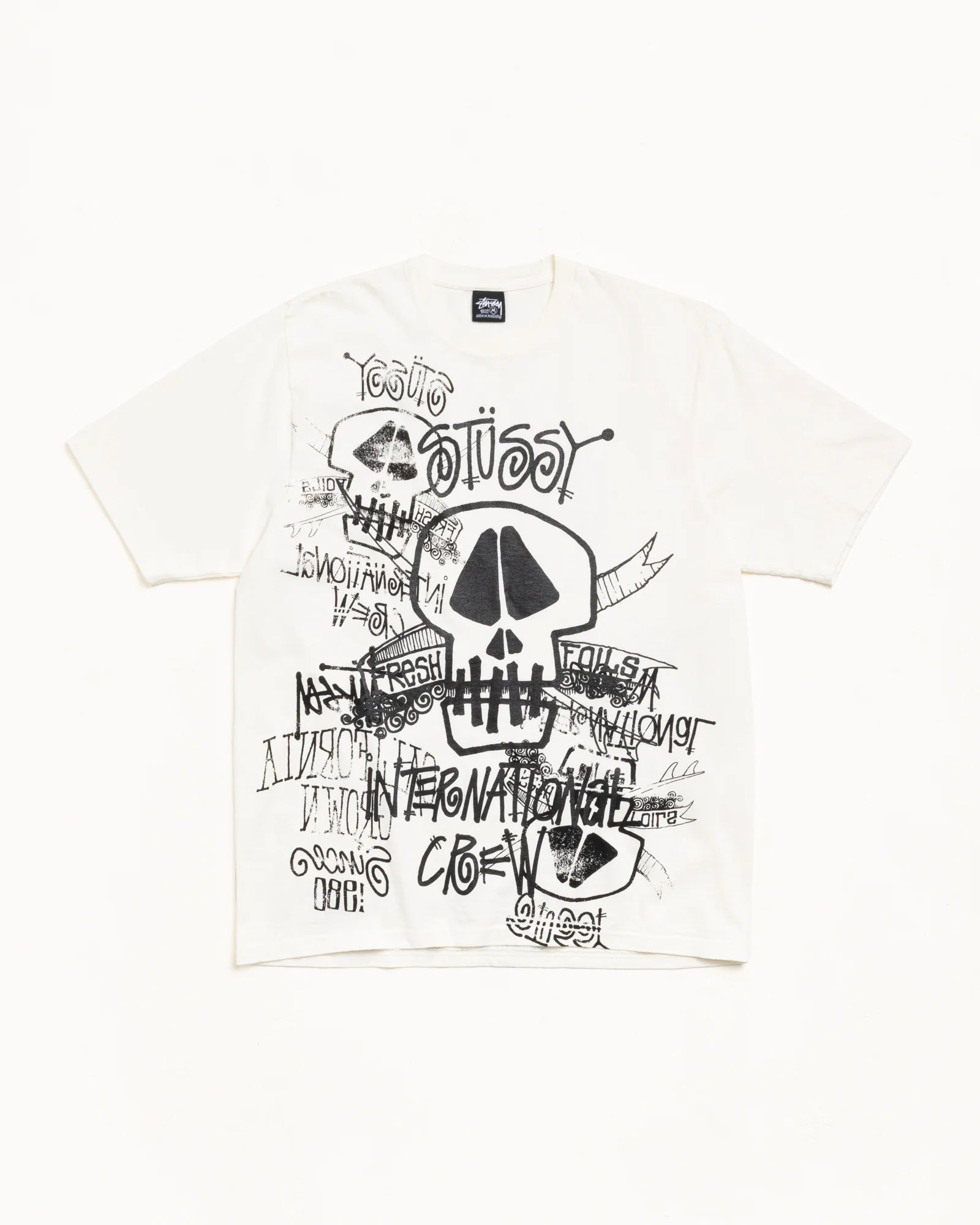 SKULLS TEE PIGMENT DYED