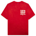 Call My Lawyer 3D T Shirt Candy Red