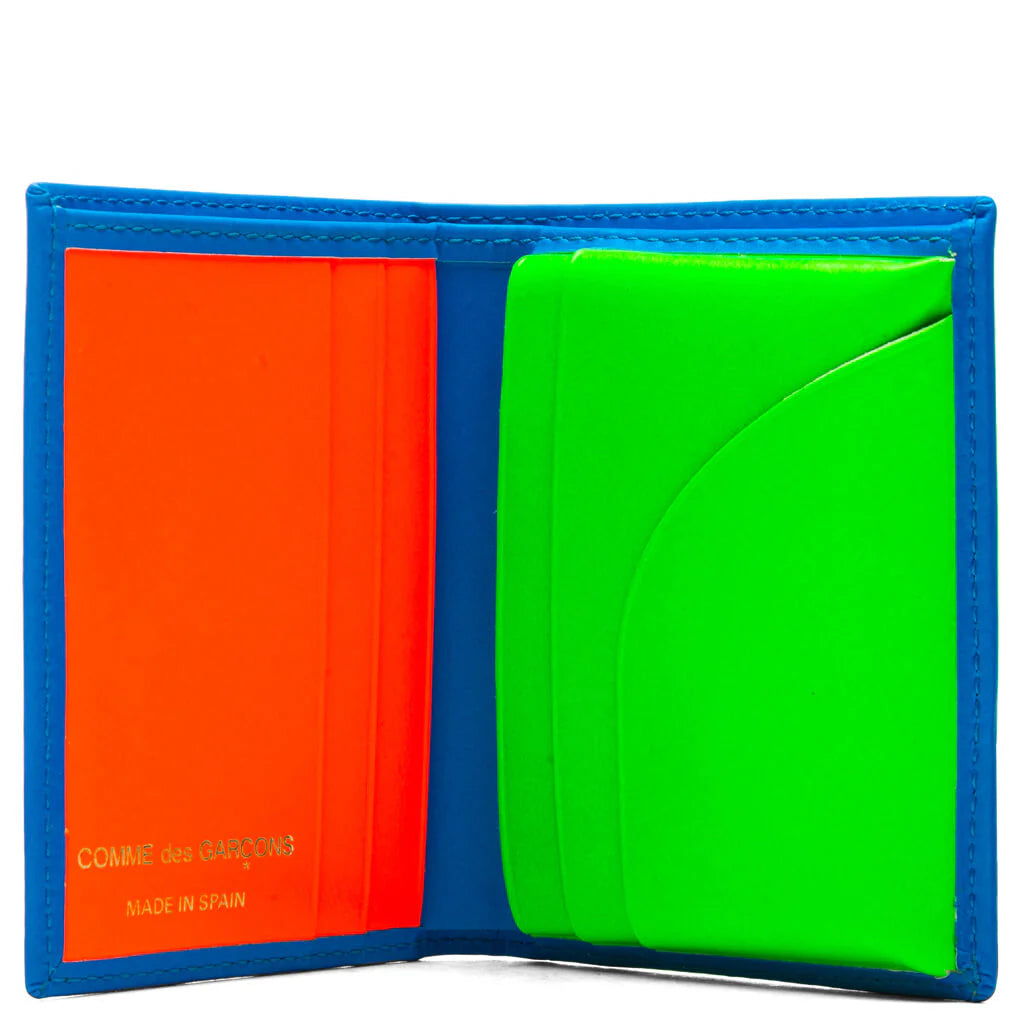 SA0641SF Super Fluo Wallet Blue Green