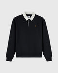 Classic Rugby Polo Black
