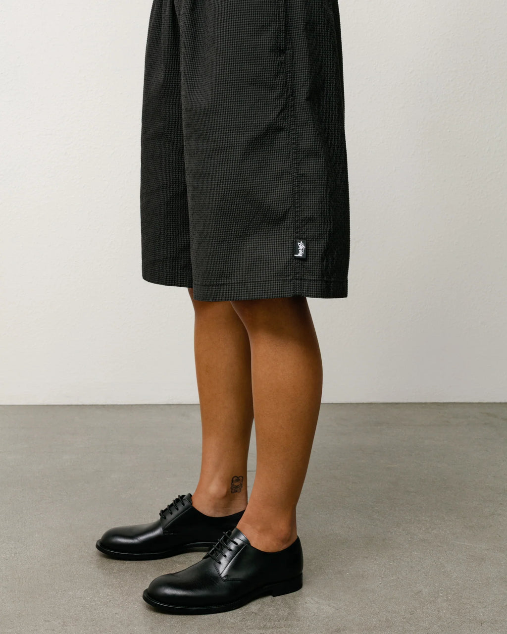 BAGGY SEERSUCKER BEACH SHORT