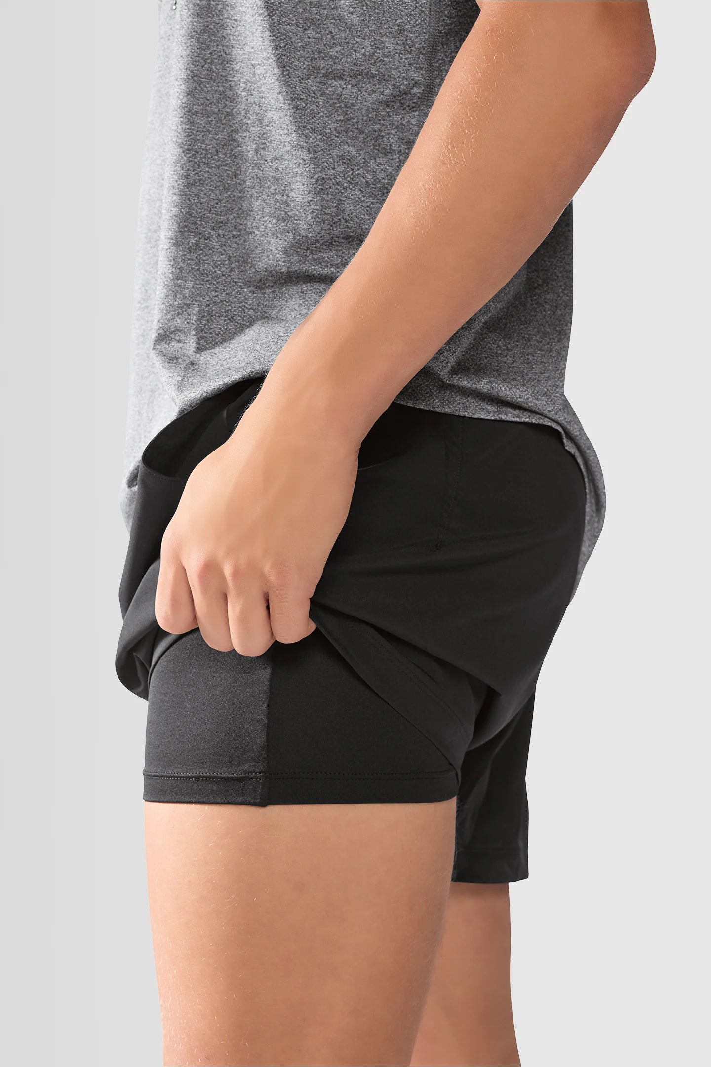Guys Techweave Athletic Short With Compression Interior
