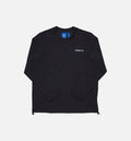 Nylon Pocket Crew Shirt Mens Black