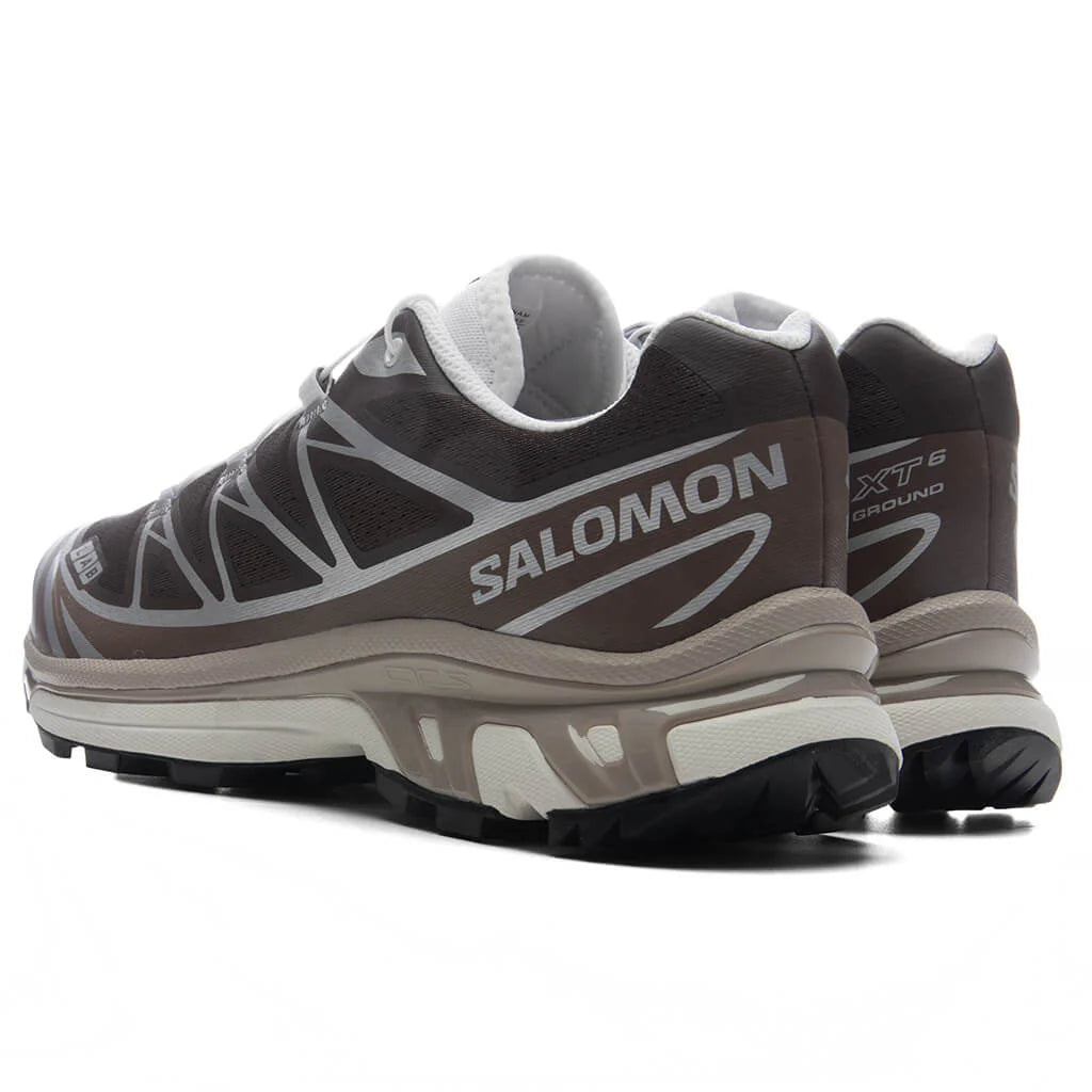 XT 6 Earth Brown Walnut Footwear Silver