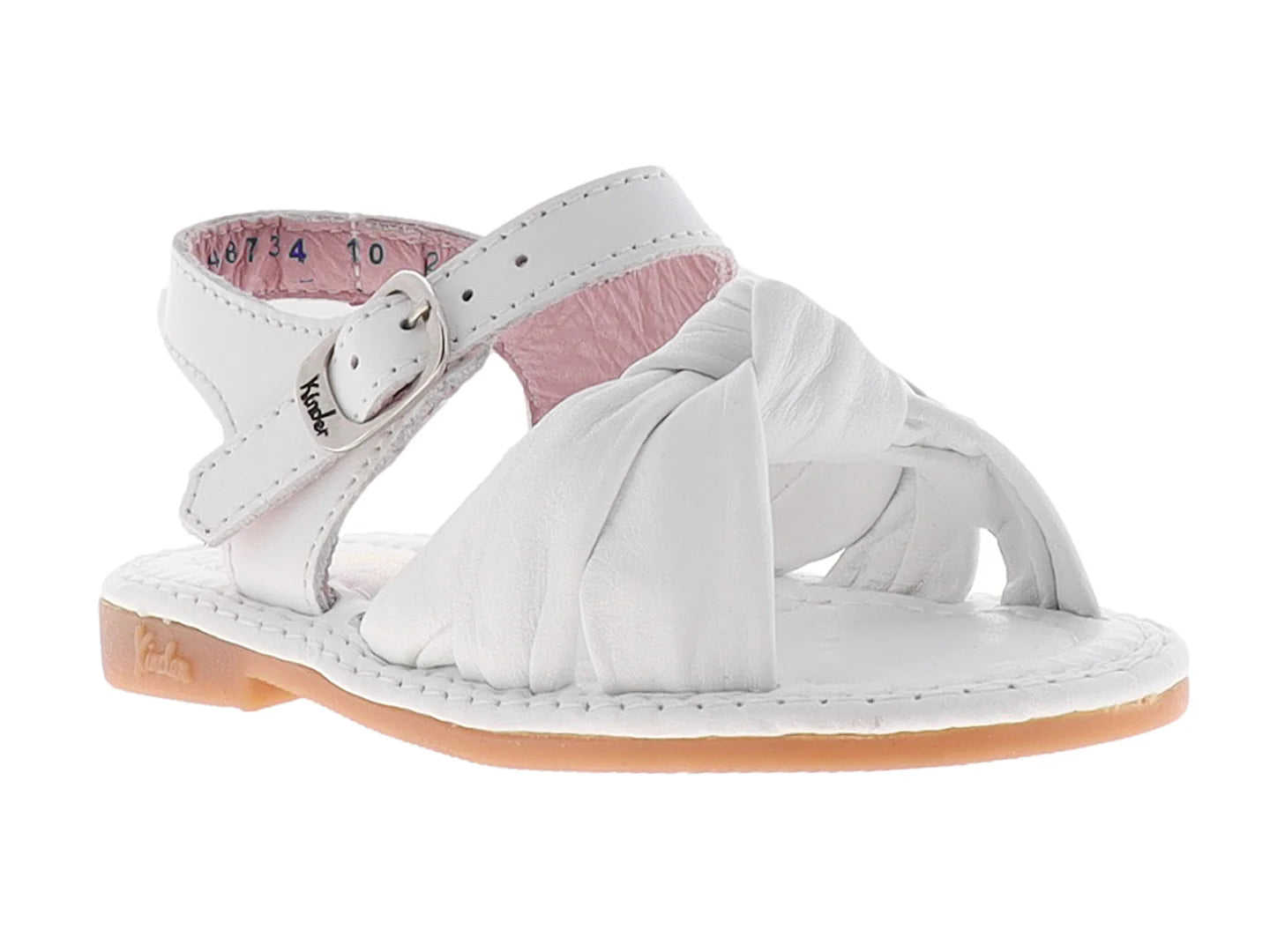 Sandalias Kinder Blancas para Niña