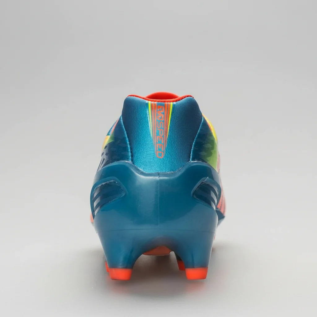 PUMA Evospeed 12 FG Firm Ground Soccer Cleats Blue Peach Yellow