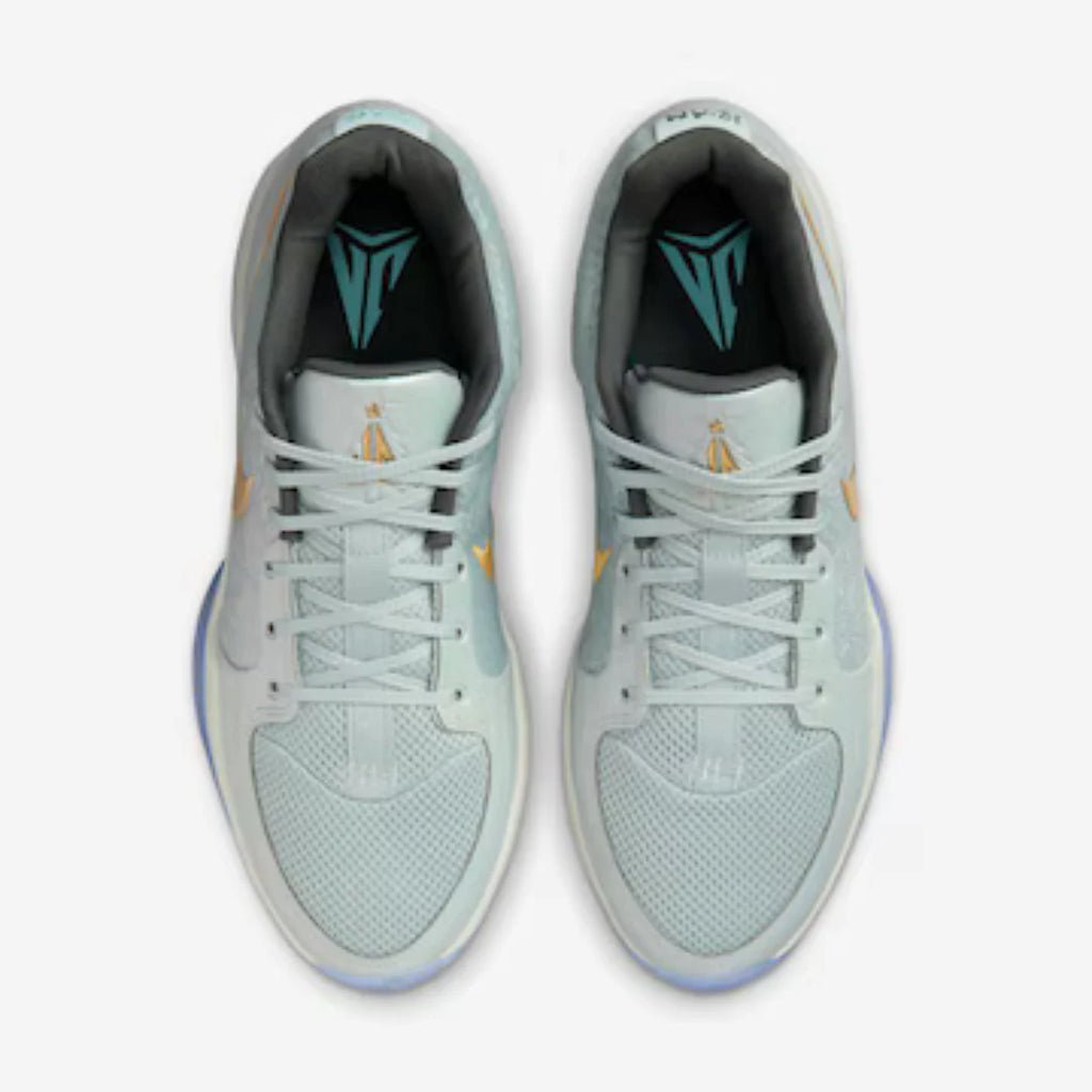 Tênis Nike Ja 2 Tree Top Light Silver and Metallic Gold
