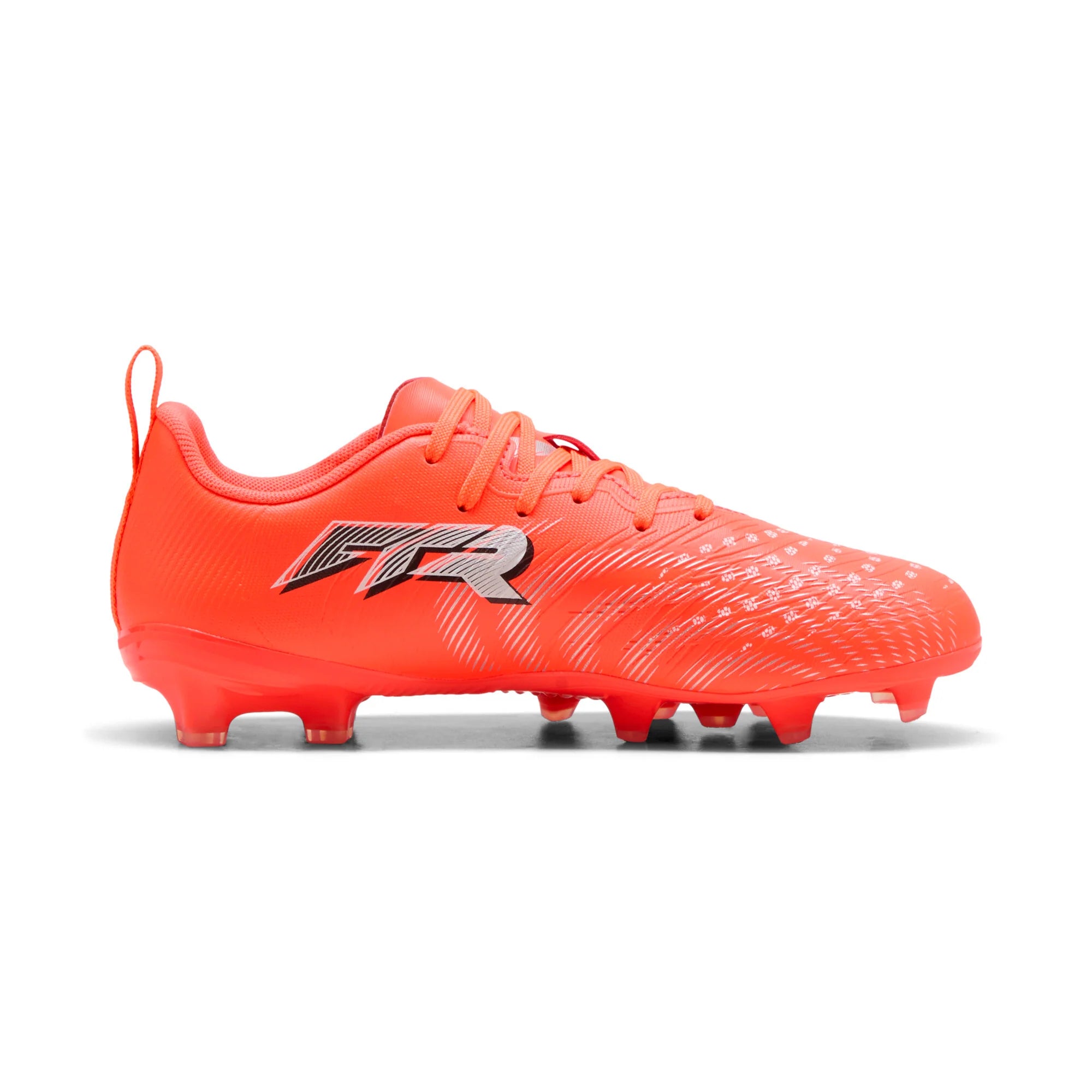 PUMA Future 9 Play FG AG Firm Multi Ground Youth Soccer Cleats Red White Black