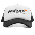 Automotive Trucker Black White