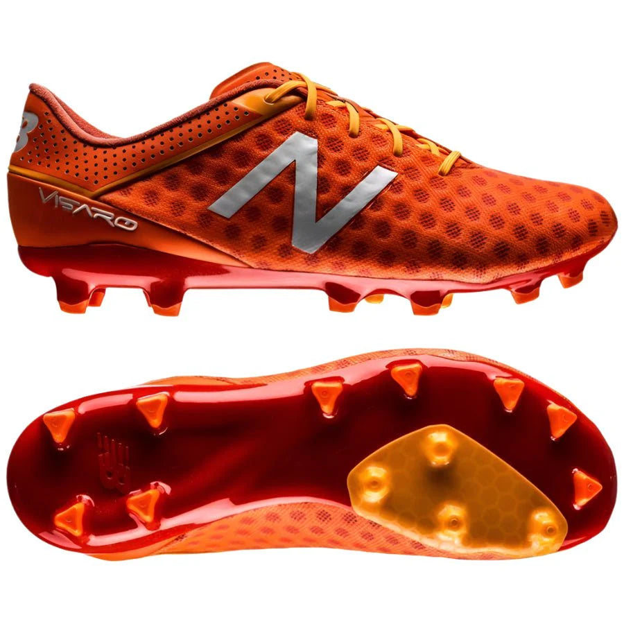 New Balance Visaro Pro FG Wide 2E Firm Ground Soccer Cleats Lava