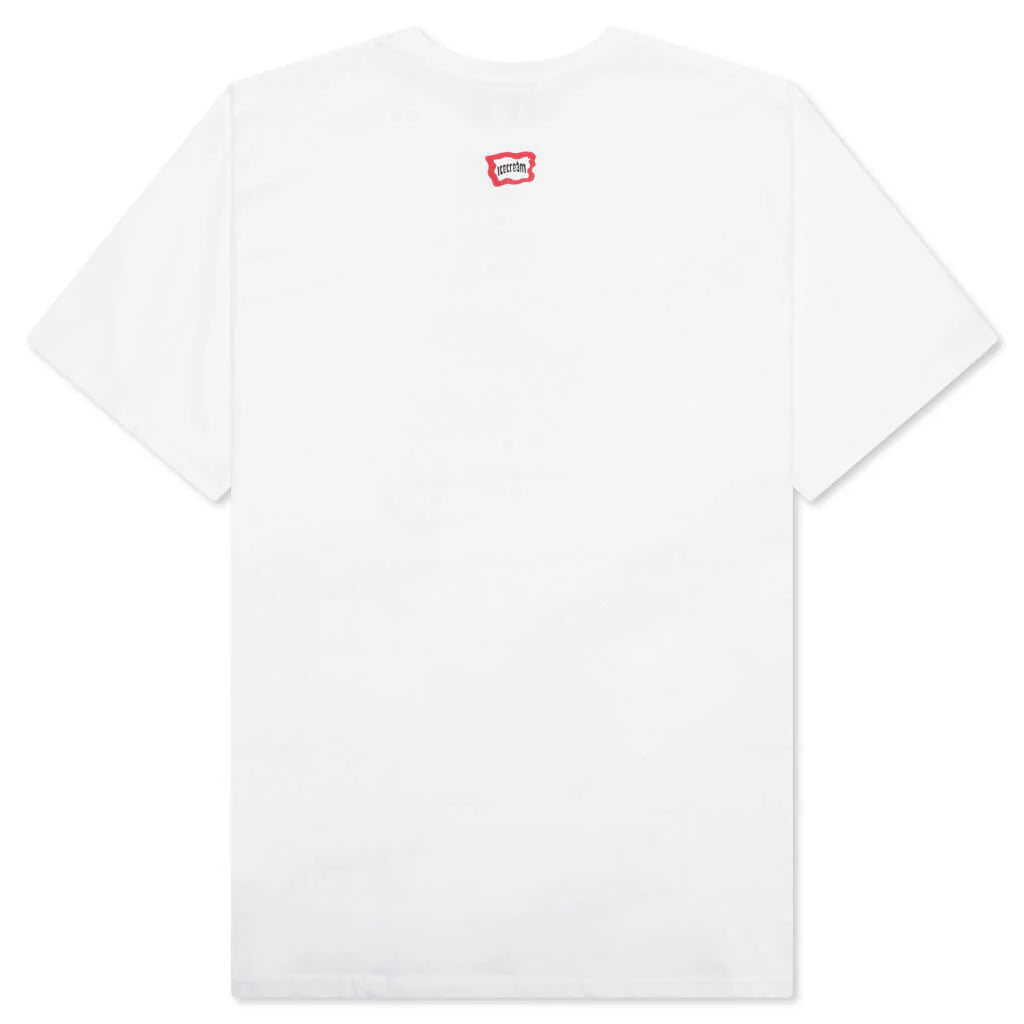 In The Sky With Diamonds S S Tee Bleach White