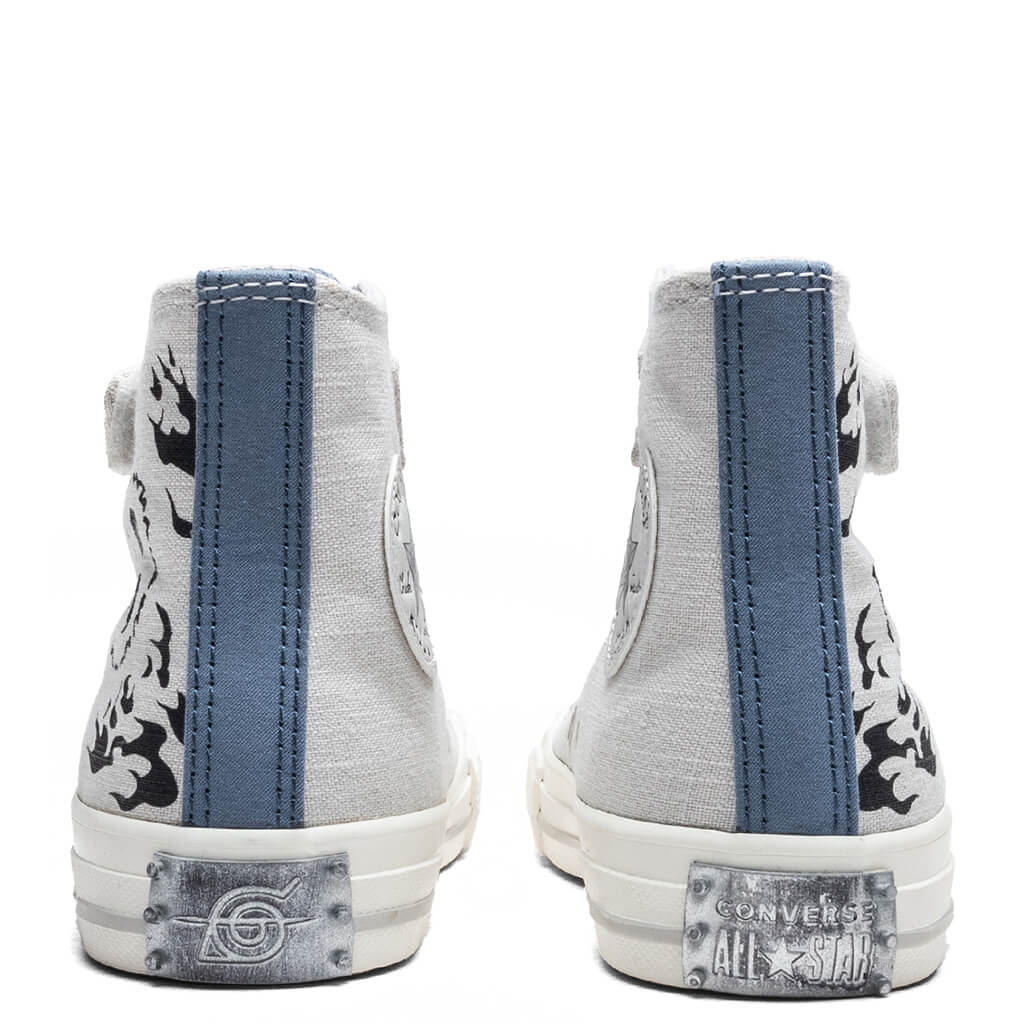 Converse x Naruto Chuck Taylor All Star 1V Hi Vintage White Fossilized Black